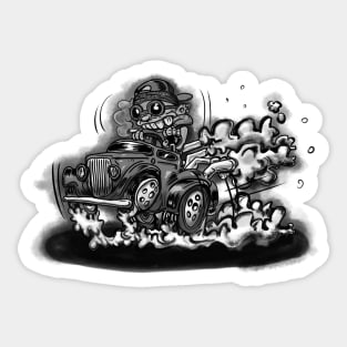 California Drag Racer Sticker